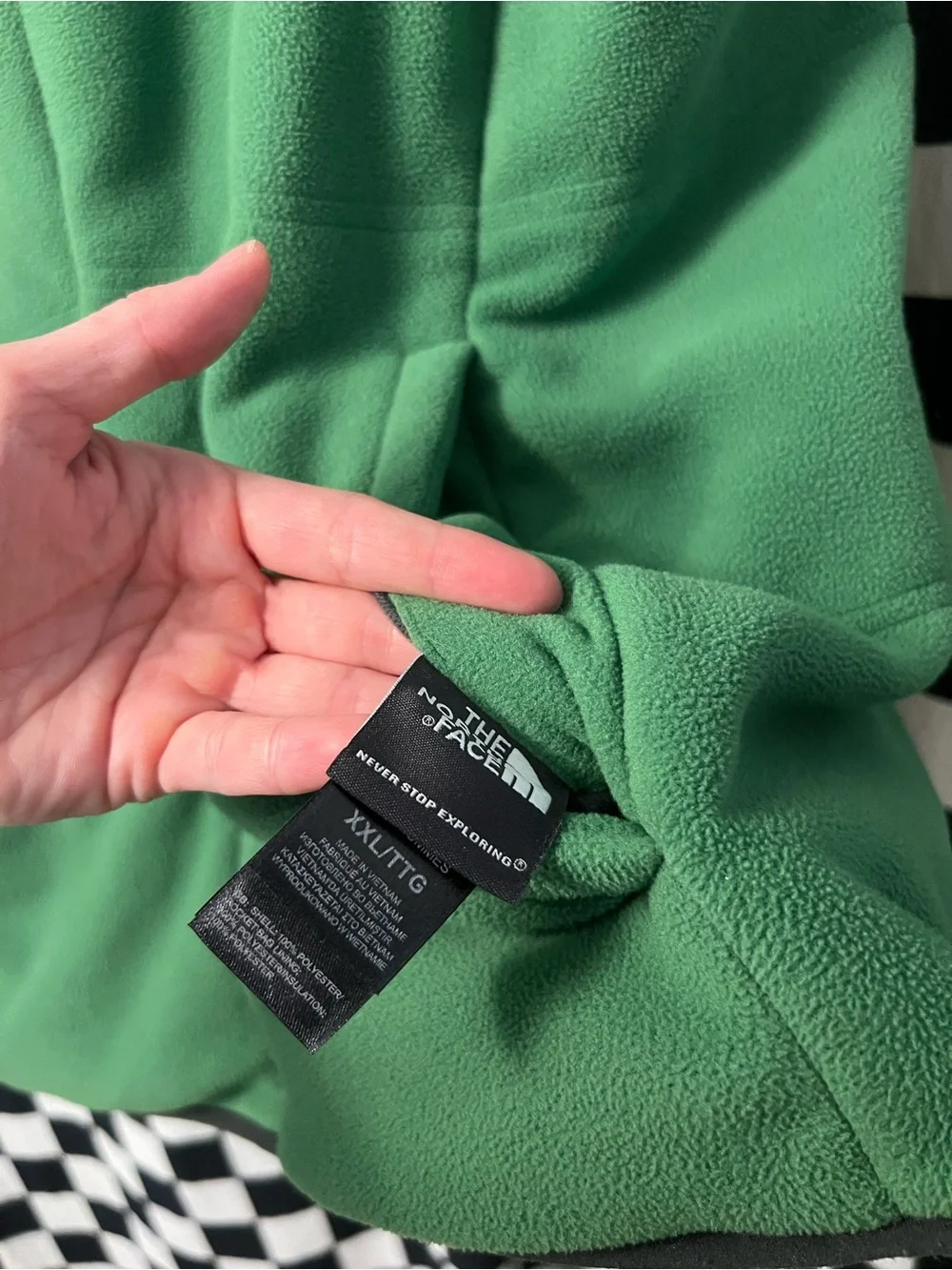 The North Face Green, Black & Yellow Men’s Insulated Vest